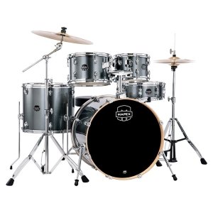 Mapex Venus 5-Pcs Hybrid Acoustic Drum Kit VE5295FTVC With Hardware & Throne - Steel Blue Metallic Mapex Venus 5-Pcs Hybrid Acoustic Drum Kit VE5295FTVC With Hardware & Throne - Steel Blue Metallic