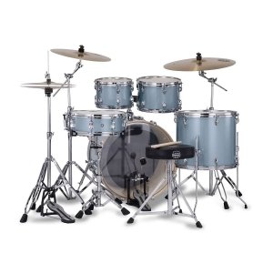 Mapex Venus Acoustic Drum Jazz Kit VE5045FTVJ With Hardware and Throne - Aqua Blue Sparkle 3 Mapex Venus Acoustic Drum Jazz Kit VE5045FTVJ With Hardware and Throne - Aqua Blue Sparkle