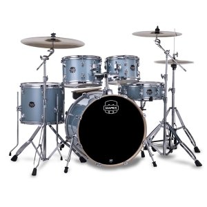 Mapex Venus Acoustic Drum Jazz Kit VE5045FTVJ With Hardware and Throne - Aqua Blue Sparkle Mapex Venus Acoustic Drum Jazz Kit VE5045FTVJ With Hardware and Throne - Aqua Blue Sparkle
