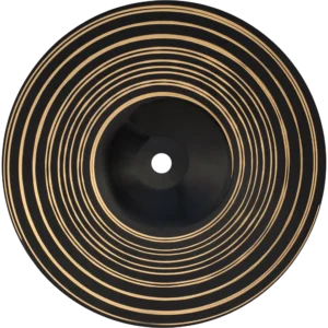 Meinl, Cymbals, Classic Custom Dark, 8" (20cm) Micro Stack Hats CC8DAH