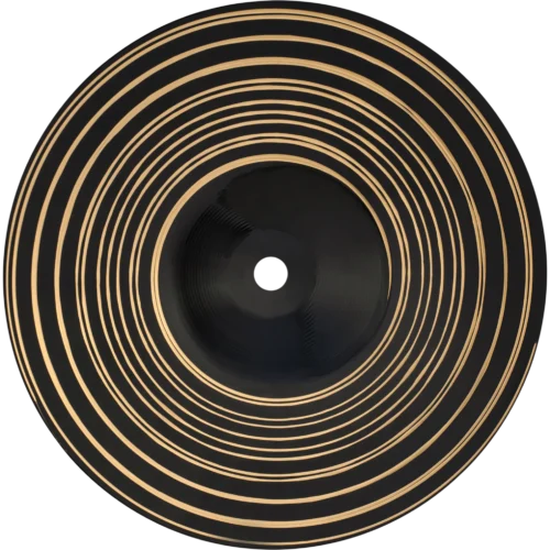 Meinl, Cymbals, Classic Custom Dark, 8" (20cm) Micro Stack Hats CC8DAH