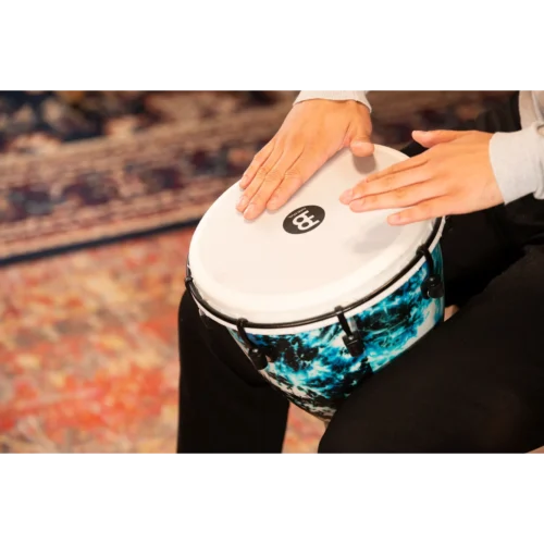 Meinl, Djembe, Alpine Series, Synthetic Head -10(25cm) -Galatic Blue Tie Dye ADJ10-GB (4) Meinl, Djembe, Alpine Series, Synthetic Head -10"(25cm) -Galatic Blue Tie Dye ADJ10-GB
