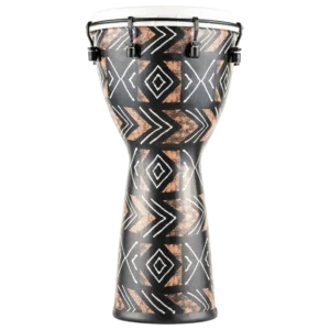 Meinl, Djembe, Alpine Series, Synthetic Head, Mechanical Tuning -10" (25.4cm) -Kanga Sarong ADJ10-KA Meinl, Djembe, Alpine Series, Synthetic Head, Mechanical Tuning -10" (25.4cm) -Kanga Sarong ADJ10-KA