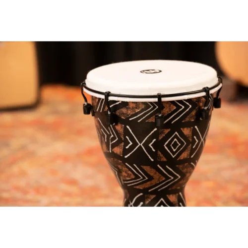 Meinl, Djembe, Alpine Series, Synthetic Head, Mechanical Tuning -10" (25.4cm) -Kanga Sarong ADJ10-KA Meinl, Djembe, Alpine Series, Synthetic Head, Mechanical Tuning -10" (25.4cm) -Kanga Sarong ADJ10-KA