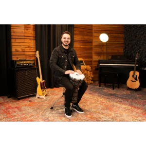 Meinl, Djembe, Alpine Series, Synthetic Head, Mechanical Tuning -10" (25.4cm) -Kanga Sarong ADJ10-KA Meinl, Djembe, Alpine Series, Synthetic Head, Mechanical Tuning -10" (25.4cm) -Kanga Sarong ADJ10-KA