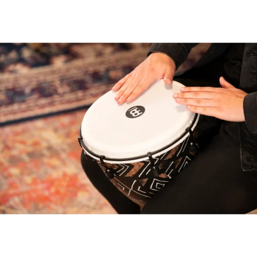 Meinl, Djembe, Alpine Series, Synthetic Head, Mechanical Tuning -10" (25.4cm) -Kanga Sarong ADJ10-KA Meinl, Djembe, Alpine Series, Synthetic Head, Mechanical Tuning -10" (25.4cm) -Kanga Sarong ADJ10-KA