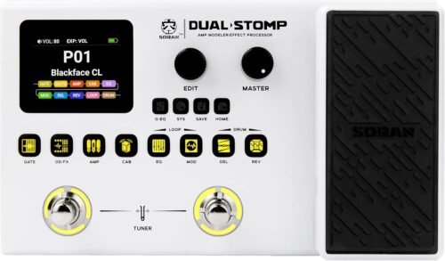 SORAN Dual Stomp Multi Effects Guitar Pedals