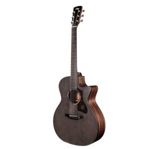 TYMA TG 2 BKS Standard Series Solid Top Grand Auditorium (Black Satin) Semi Acoustic Guitar