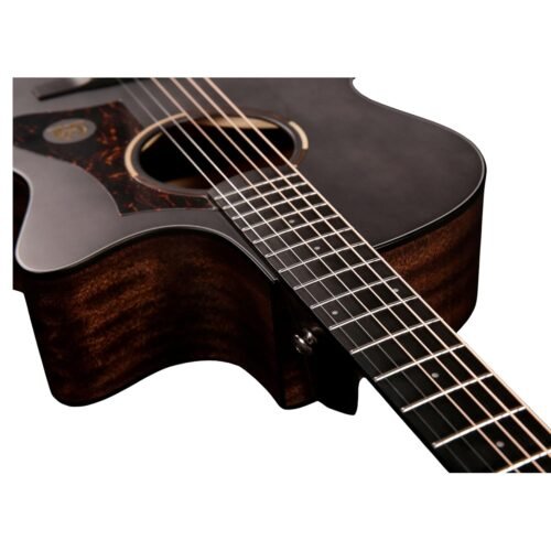 TYMA TG 2 BKS Standard Series Solid Top Grand Auditorium (Black Satin) Semi Acoustic Guitar
