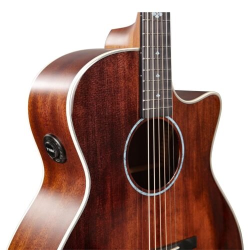 TYMA TG 5 BRS 5 Series Solid Top GA (Brown Sunburst) Semi Acoustic Guitar 6 TYMA TG 5 BRS 5 Series Solid Top GA (Brown Sunburst) Semi Acoustic Guitar