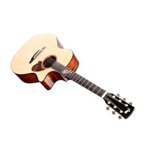 TYMA TG 5 PRO Solid Sitka Spruce Top Sapele Grand Auditorium Semi Acoustic Guitar