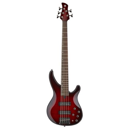 Yamaha TRBX605FM 600 Series 5-String Bass Guitar - Dark Red Burst