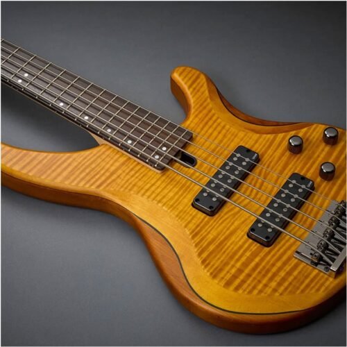 Yamaha TRBX605FM 600 Series 5-String Bass Guitar - Matte Amber