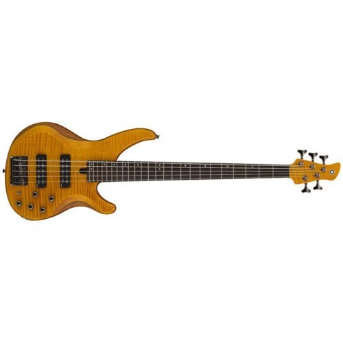 Yamaha TRBX605FM 600 Series 5-String Bass Guitar - Matte Amber