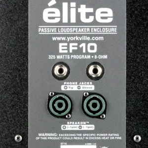 Yorkville Sound EF10 Elite 10” Unpowered Loudspeaker (2) Yorkville Sound EF10 Elite 10” Unpowered Loudspeaker
