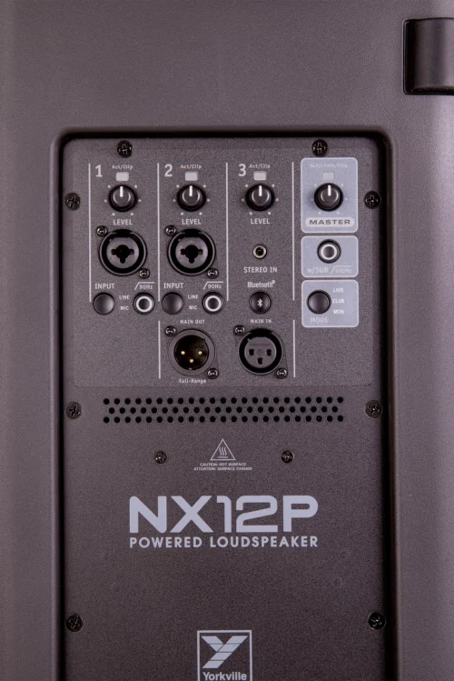 Yorkville Sound NX12P NX 12” Powered Loudspeaker (2) Yorkville Sound NX12P NX 12” Powered Loudspeaker