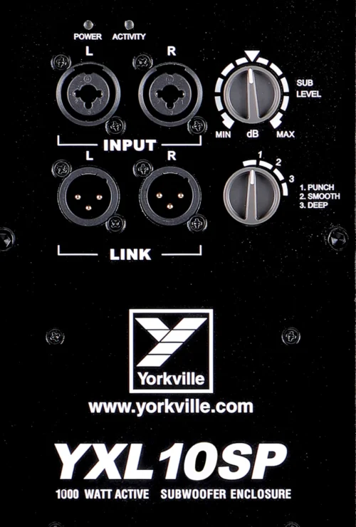 Yorkville Sound YXL10SP YXL 10” Powered Subwoofer