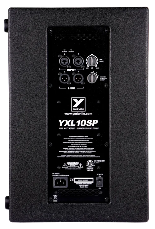 Yorkville Sound YXL10SP YXL 10” Powered Subwoofer