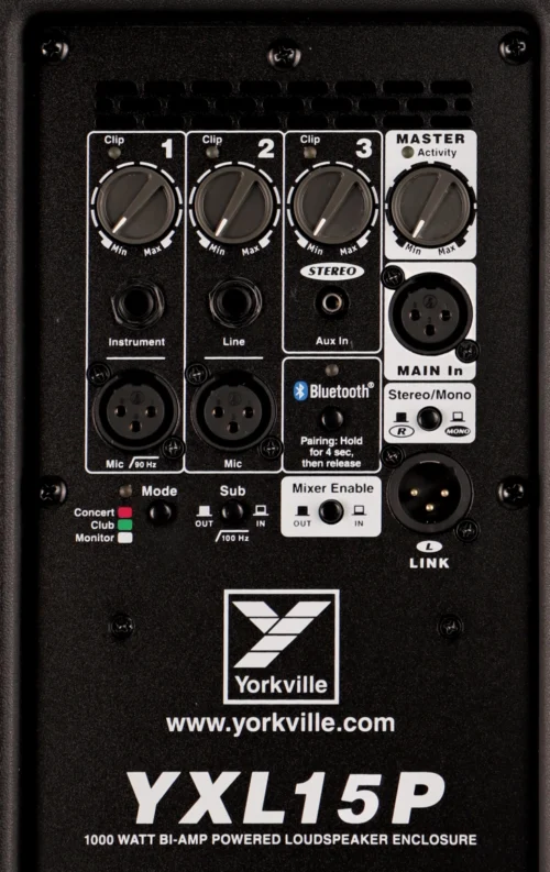 Yorkville Sound YXL15P YXL 15” Powered Loudspeaker (2) Yorkville Sound YXL15P YXL 15” Powered Loudspeaker