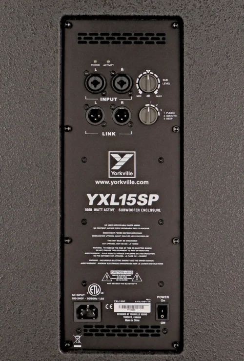 Yorkville Sound YXL15SP YXL 15” Powered Subwoofer (3) Yorkville Sound YXL15SP YXL 15” Powered Subwoofer