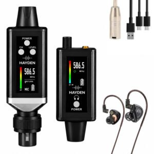 6a51fa7260d8e7cca76cb79d8852d26292830ab576645a315812e.jpg Hayden Audio HY-EMX 1 Wireless In-Ear Monitor System