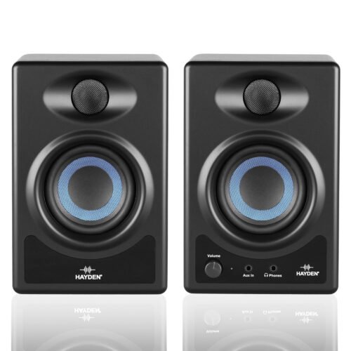 6a51fc953bba8663dccdc3380b23bc5ec66efd9aa5259fbeece0c.jpg Hayden Audio E-3.5BT Bluetooth Studio Monitors (Pair)