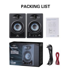 Hayden Audio E-3.5BT Bluetooth Studio Monitors (Pair)