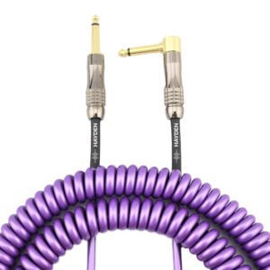 6a5205977230c58989ba9ff04f52d0251d006ceacee2ff7845f7c.jpg Hayden Audio 20ft Coiled Instrument Cable (Purple)