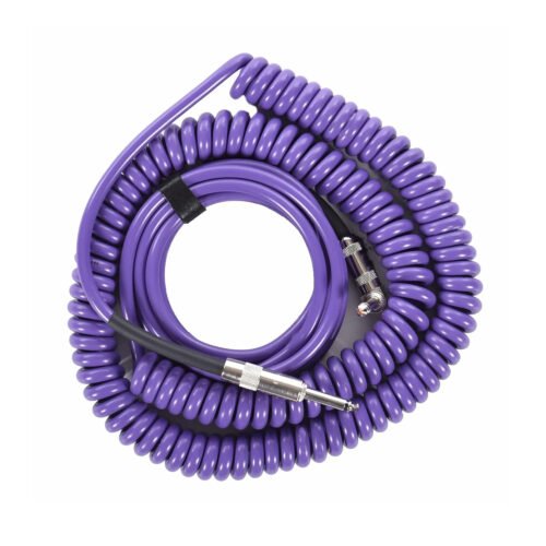 6a5205983a3f7473b1453870fcbd48999c87dd99fc64f3832b4ac.jpg Hayden Audio 20ft Coiled Instrument Cable (Purple)