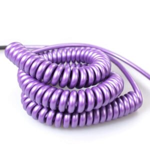 6a520598dbe8c16e57126c8307cfb753c7770248701265e9ffb3a.jpg Hayden Audio 20ft Coiled Instrument Cable (Purple)