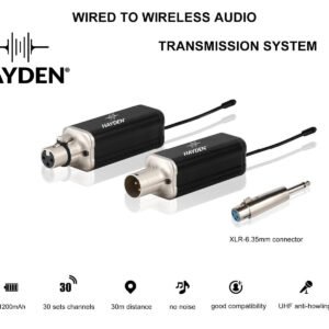 Hayden Audio Wireless Microphone System with XLR Adapter