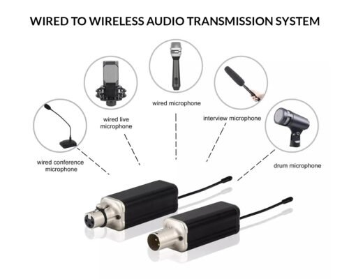 Hayden Audio Wireless Microphone System with XLR Adapter