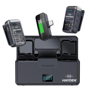 6a52213d25b18b4833833ba66a010c32a9f961eebfcd64cefbb7d.jpg Hayden Audio HY-MIC2 Wireless Clip-On Microphone (Type-C)