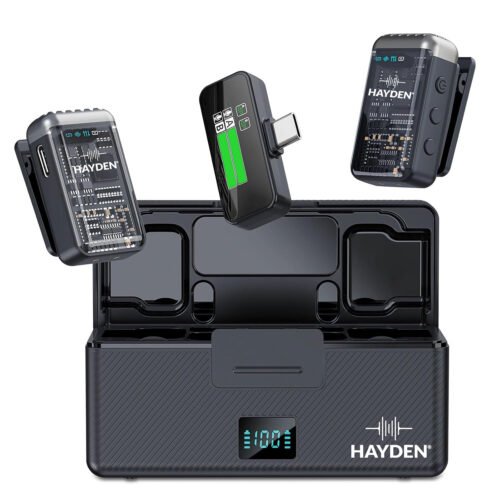Hayden Audio HY-MIC2 Wireless Clip-On Microphone (Type-C)