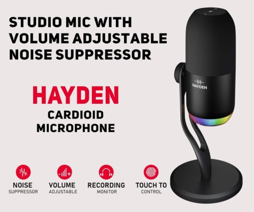 6a52218eb015b70323eb1de7b2769df30a9cac8ed5835cbdae9c3.jpg Hayden Audio HY-C45 Professional Condenser Microphone