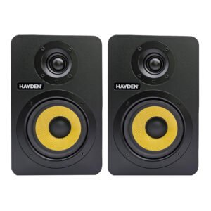 6a5221df7a706075bfce83fecf81571e2dca99343c35092e537b5.jpg Hayden Audio X5 5-Inch Powered Studio Monitors (Pair)