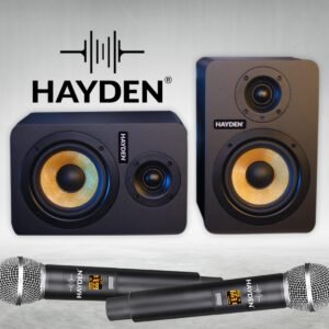 6a5221e35e52f229ea03fd05869f44ee98d8fbafd078d778cf2e4.jpg Hayden Audio X5 5-Inch Powered Studio Monitors (Pair)