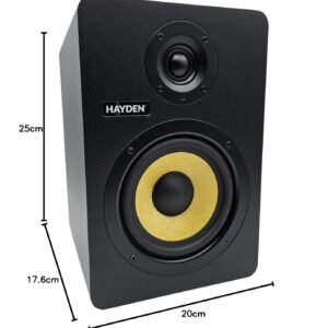 6a5221e3f0c9372507e09d352cb3ef46101c98df88d06329b1a02.jpg Hayden Audio X5 5-Inch Powered Studio Monitors (Pair)
