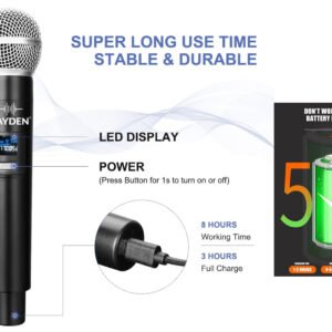 Hayden Audio HY-58 UHF Wireless Microphone