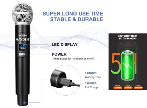 Hayden Audio HY-58 UHF Wireless Microphone