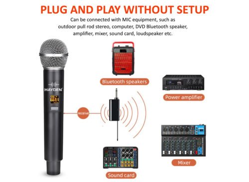 Hayden Audio HY-58 UHF Wireless Microphone