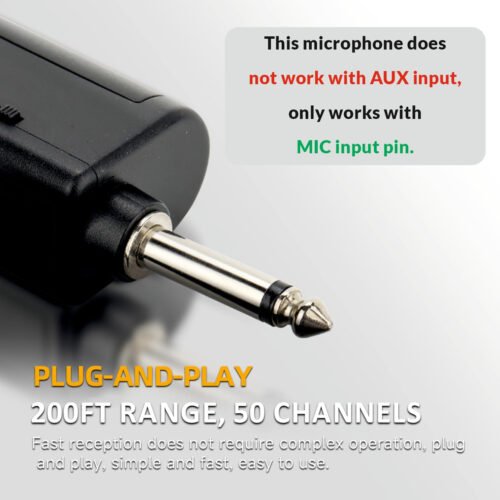 6a52230161c4f849e4100cd6ff0952856d560f342a993ea5ee184.jpg Hayden Audio HY-12 UHF Wireless Microphone