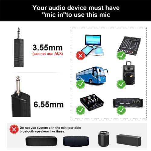 6a52230365a2591584afe4e8508a05c7ebfdecc87bb9a292e6724.jpg Hayden Audio HY-12 UHF Wireless Microphone
