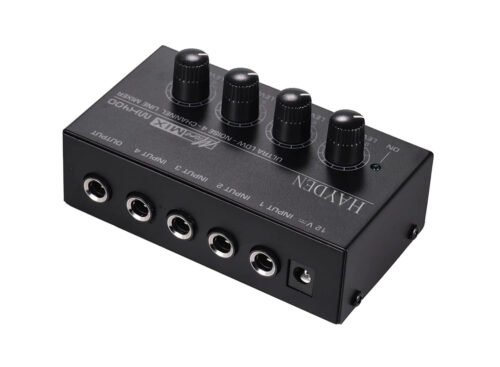 6a52245d6cf117bbc13f2c1e4adaf393d8bdab81abc8d3ccc29fe.jpg Hayden Audio MX400 4-Channel Line Mixer (Analog Mixers)