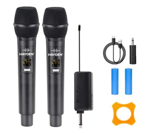 Hayden Audio HY-08 Dual UHF Wireless Microphone
