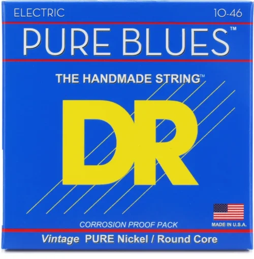 DR, Electric Guitar Strings, Pure Blues, .010-.046, Medium -Set PHR-10 DR, Electric Guitar Strings, Pure Blues, .010-.046, Medium -Set PHR-10