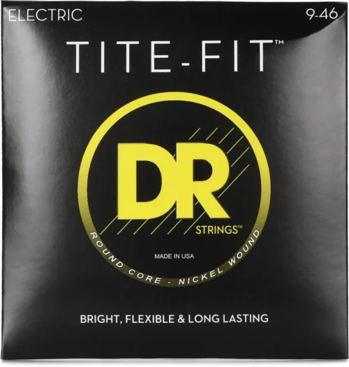 DR, Electric Guitar Strings, Tite-Fit, .009-.046, Light to Heavy -Set LH-9 DR, Electric Guitar Strings, Tite-Fit, .009-.046, Light to Heavy -Set LH-9