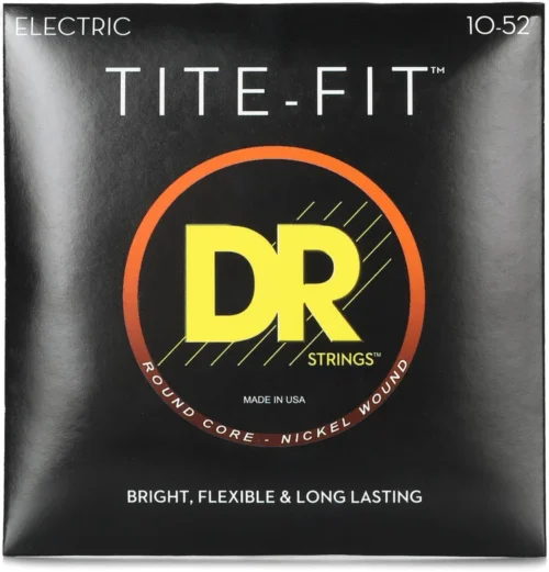 DR, Electric Guitar Strings, Tite-Fit, .010-.052, Big & Heavy -Set BT-10 DR, Electric Guitar Strings, Tite-Fit, .010-.052, Big & Heavy -Set BT-10