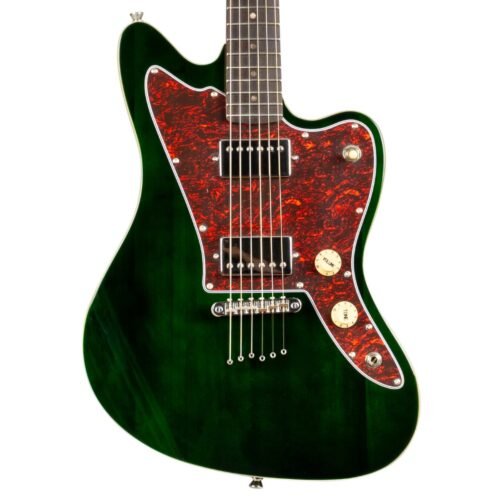 Jet Electric Guitar, H-H pickup JJ-350 -Green with Rosewood Fretboard GR R (1) Jet Electric Guitar, H-H pickup JJ-350 -Green with Rosewood Fretboard GR R