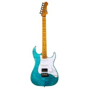 Jet Electric Guitar, H-S-S pickup JS-450 -Ocean Blue OBL (4) Jet Electric Guitar, H-S-S pickup JS-450 -Ocean Blue OBL